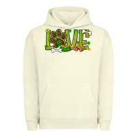 Pigment Pistachio St. Patrick's Day love dog paw Urban Hoodie - BundleAndBundleShop