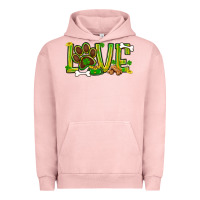 Pigment Salmon St. Patrick's Day love dog paw Urban Hoodie - BundleAndBundleShop