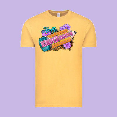 Vintage Tee Hello Kindergarten