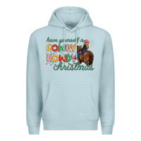 Blue Mist have yourself a rowdy howdy christmas Premium Hoodie - MaliasSmallBusiness