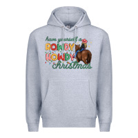 Heather Grey have yourself a rowdy howdy christmas Premium Hoodie - MaliasSmallBusiness