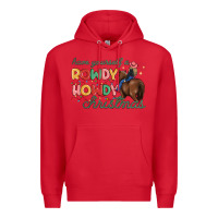 Red have yourself a rowdy howdy christmas Premium Hoodie - MaliasSmallBusiness