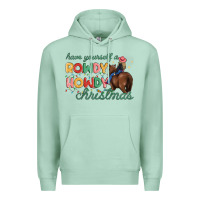 Seafoam have yourself a rowdy howdy christmas Premium Hoodie - MaliasSmallBusiness