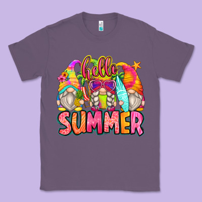 Hello Summer Gnomes Classic Tee Designed By Zillion Design Studio