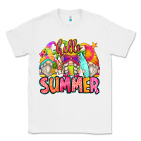 White hello summer gnomes Classic Tee - Zillion Design Studio