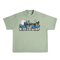 Oil Green raising ballers volleyball Urban Heavy Tee - Zillion Design Studio