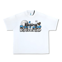 Raising Ballers Volleyball Urban Heavy Tee | Teevron