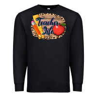 Black teacher life background 3200x2400 Premium Sweatshirt - AdoDesignShop