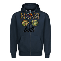 Navy nana of both Zipper Hoodie - CowhideDigitalArt