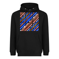 Black western america seamless pattern Heavyweight Hoodie - BundleAndBundleShop