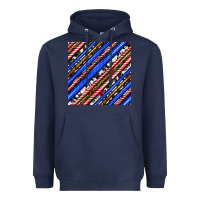 Navy western america seamless pattern Heavyweight Hoodie - BundleAndBundleShop