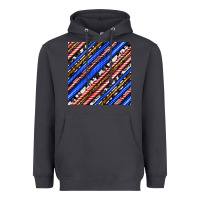 Western America Seamless Pattern Heavyweight Hoodie | Teevron