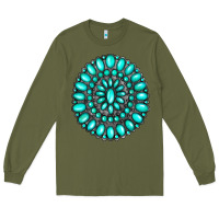 Army Green gemstone jewelry Long Sleeve Tee - RanaPortraitStore