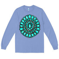 Colony Blue gemstone jewelry Long Sleeve Tee - RanaPortraitStore