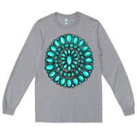 Heather Grey gemstone jewelry Long Sleeve Tee - RanaPortraitStore