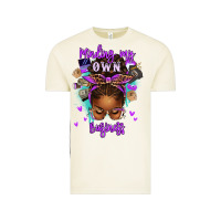 Vintage Arctic minding my own business afro messy bun Vintage Tee - texasbilliewilder