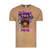 Vintage Camel minding my own business afro messy bun Vintage Tee - texasbilliewilder