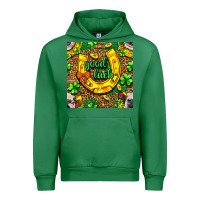 Emerald St. Patricks good luck with cow digital paper Urban Hoodie - BundleAndBundleShop