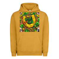 Pigment Peanut Butter St. Patricks good luck with cow digital paper Urban Hoodie - BundleAndBundleShop