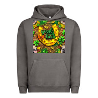Pigment Tornado St. Patricks good luck with cow digital paper Urban Hoodie - BundleAndBundleShop