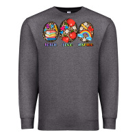 Charcoal Heather teach love inspire Premium Sweatshirt - AdoDesignShop