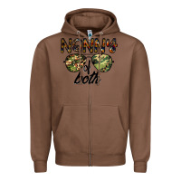 Chestnut nanny of both Zipper Hoodie - CowhideDigitalArt