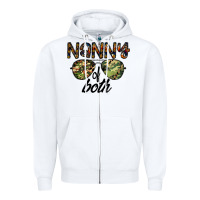 Nanny Of Both Zipper Hoodie | Teevron