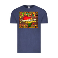 Vintage Denim Juneteenth Vintage Tee - BarkalooDesign