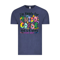 Vintage Denim I'm ready for third grade but is it ready for me Vintage Tee - RanaPortraitStore