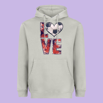 Soccer Love Heavyweight Hoodie Designed By Jahusdesignshop