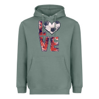 Sage soccer love Heavyweight Hoodie - JahusDesignShop