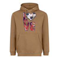 Toasted Coconut soccer love Heavyweight Hoodie - JahusDesignShop