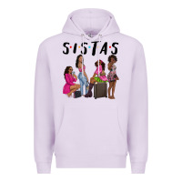Lilac sista sisters afro black women Premium Hoodie - NancyCooperArtShop
