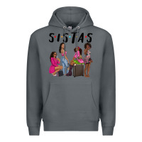 Rock sista sisters afro black women Premium Hoodie - NancyCooperArtShop