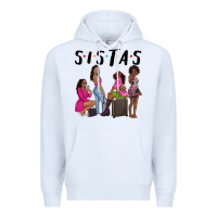 White sista sisters afro black women Premium Hoodie - NancyCooperArtShop