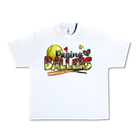 White raising ballers softball Urban Heavy Tee - Zillion Design Studio