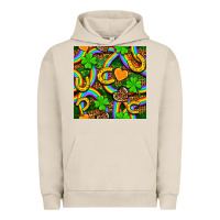 Pigment French Oak St. Patricks rainbow seamless Urban Hoodie - BundleAndBundleShop