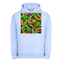 Pigment Grape Ice St. Patricks rainbow seamless Urban Hoodie - BundleAndBundleShop