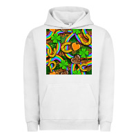 Pigment Lunar Rock St. Patricks rainbow seamless Urban Hoodie - BundleAndBundleShop