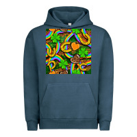 Pigment Midnight Navy St. Patricks rainbow seamless Urban Hoodie - BundleAndBundleShop