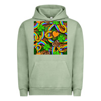 St. Patricks Rainbow Seamless Urban Hoodie | Teevron