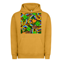 Pigment Peanut Butter St. Patricks rainbow seamless Urban Hoodie - BundleAndBundleShop