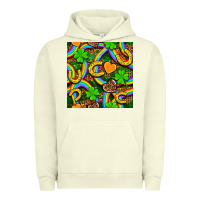 Pigment Pistachio St. Patricks rainbow seamless Urban Hoodie - BundleAndBundleShop