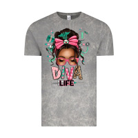 Cloud Rock afro messy bun diva life Vintage Tee - texasbilliewilder