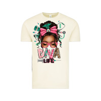 Vintage Arctic afro messy bun diva life Vintage Tee - texasbilliewilder