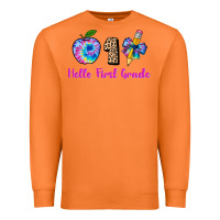 Carrot hello first grade tie dye 3200x2400 Premium Sweatshirt - AdoDesignShop