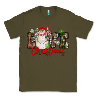 Army Green Love Christmas Snowman Classic Tee - FaDigitalArtStudio