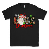 Black Love Christmas Snowman Classic Tee - FaDigitalArtStudio