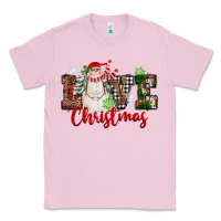 Bubblegum Pink Love Christmas Snowman Classic Tee - FaDigitalArtStudio