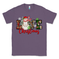 Lavender Love Christmas Snowman Classic Tee - FaDigitalArtStudio